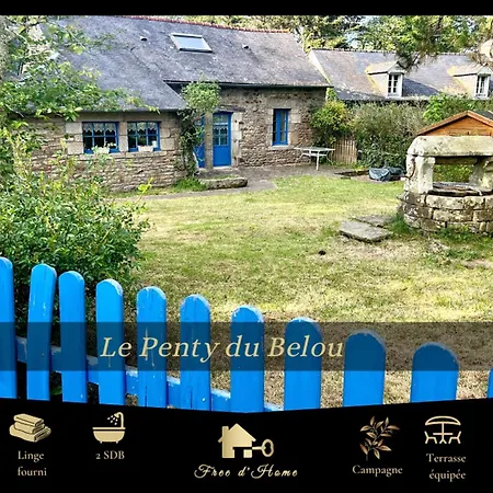 Penty Du Belou, Cozy, En Pleine Campagne, 1 A 6 Personnes * 梅克
